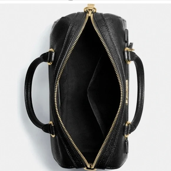 Coach Black Leather Handbag - Picture 7 of 13